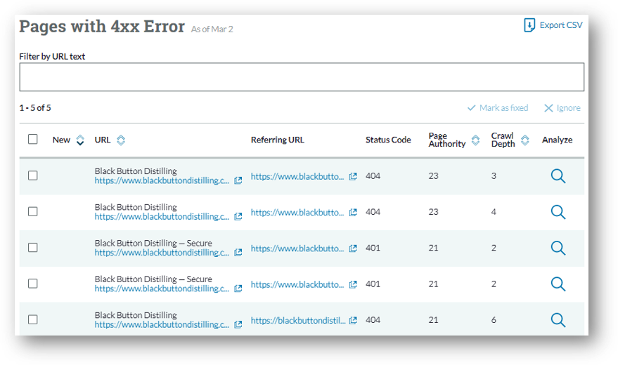 moz 404 errors