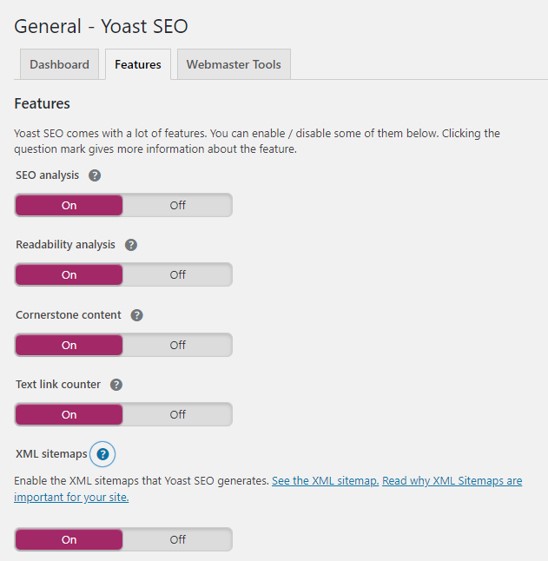 how to access yoast sitemaps