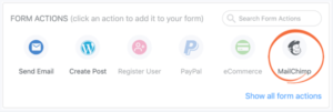 Mailchimp for WordPress - Formidable Form Actions