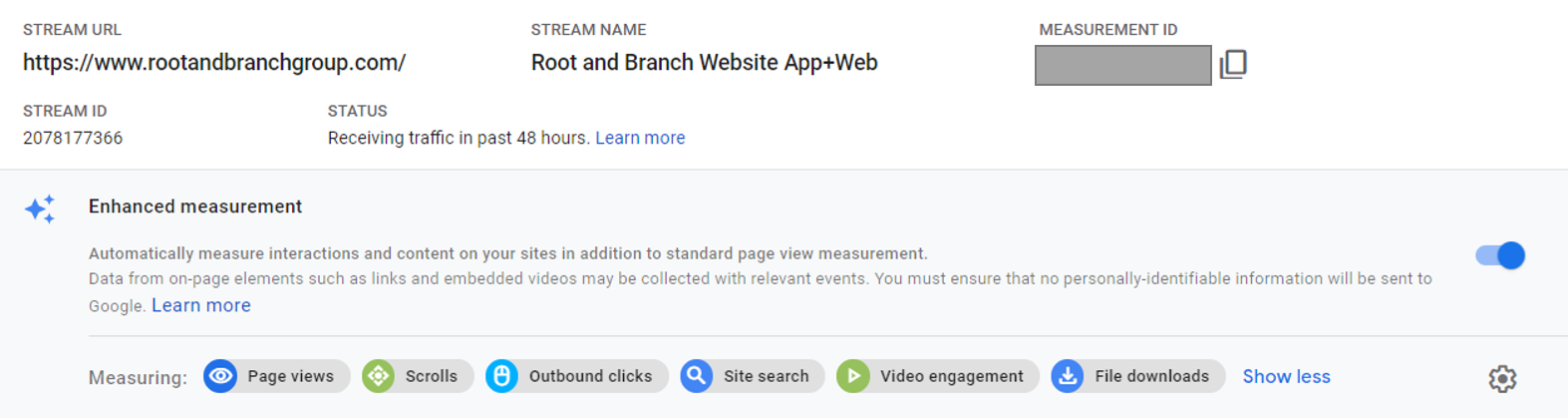 enhanced measurement events