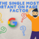 the single most important on page seo factor
