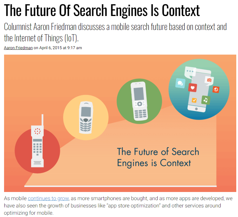 future of search engines is context