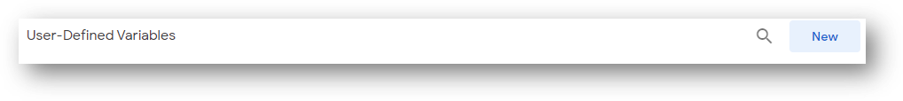 user defined variable in tag manager