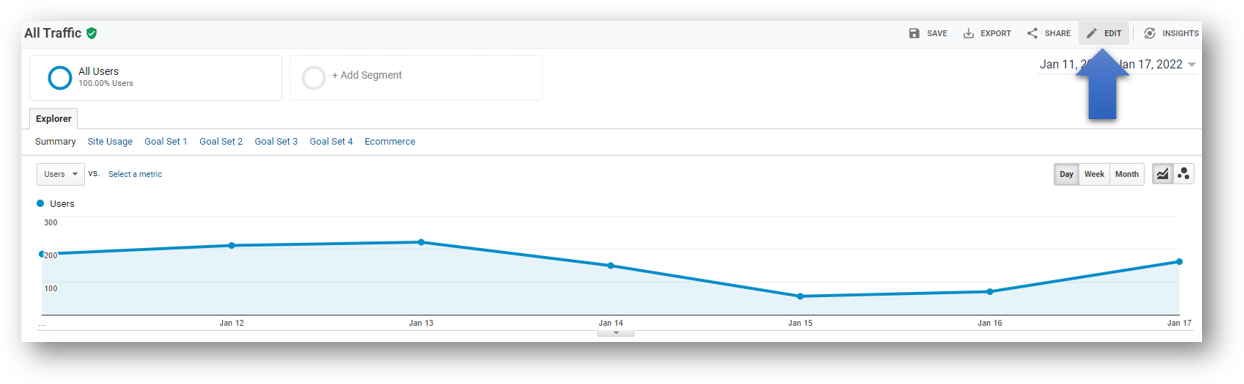 how to make a custom report in ua