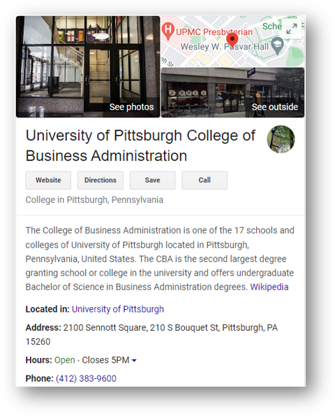 awesome pittsburgh business - pitt business building