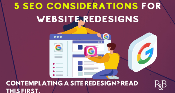 seo considerations for site redesign