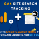 how to set up ga4 site search