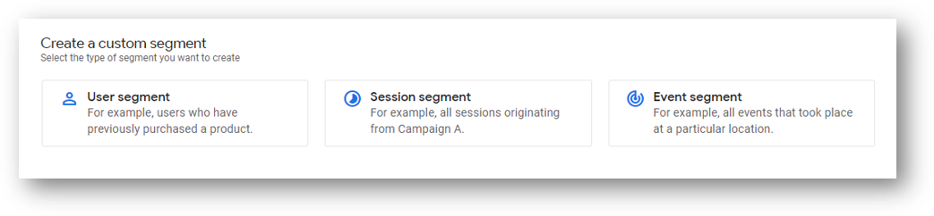 custom user segment ga4