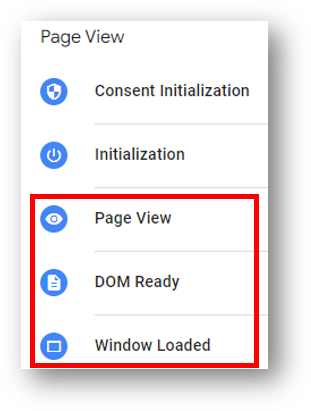 dom ready trigger type in gtm