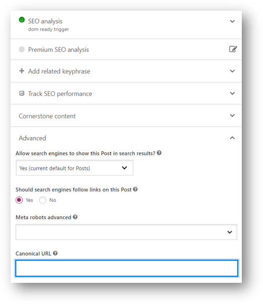 how to implement a canonical tag