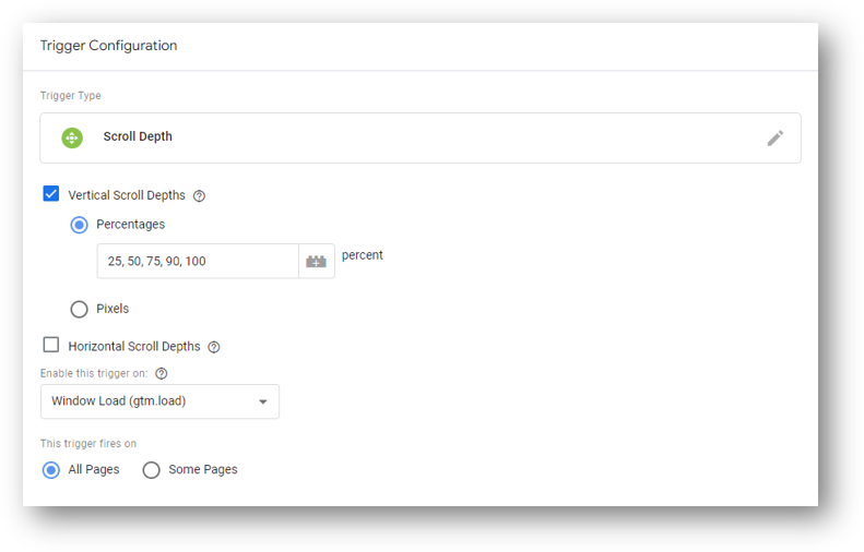 ga4 scroll depth tracking trigger