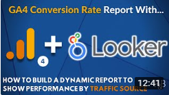 looker studio conversion report