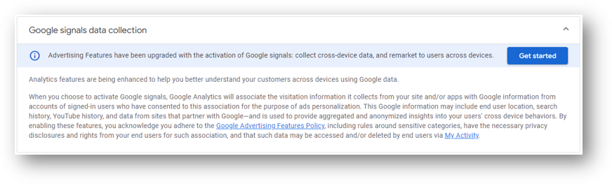 google signals