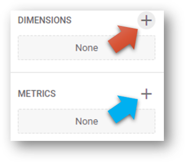 add dimensions and metrics