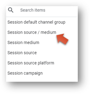 session source medium