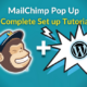 mailchimp pop up for wordpress
