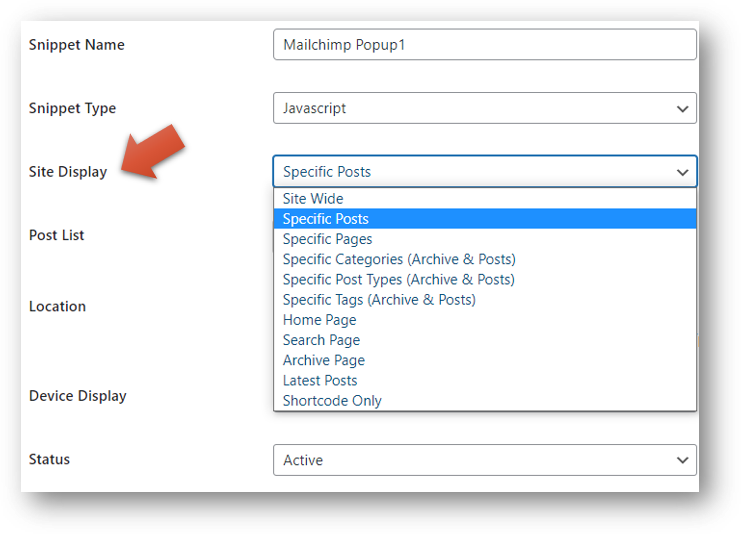 header footer code manager