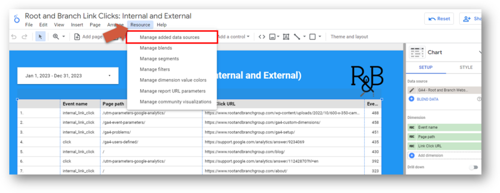 how to update looker data source option 2