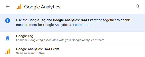 ga4 event tag type 2025