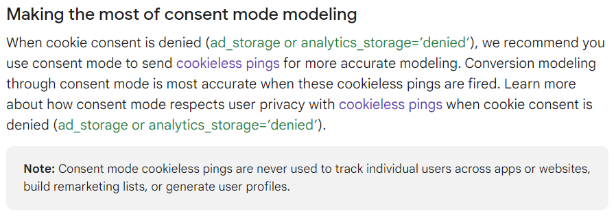 consent mode modeling