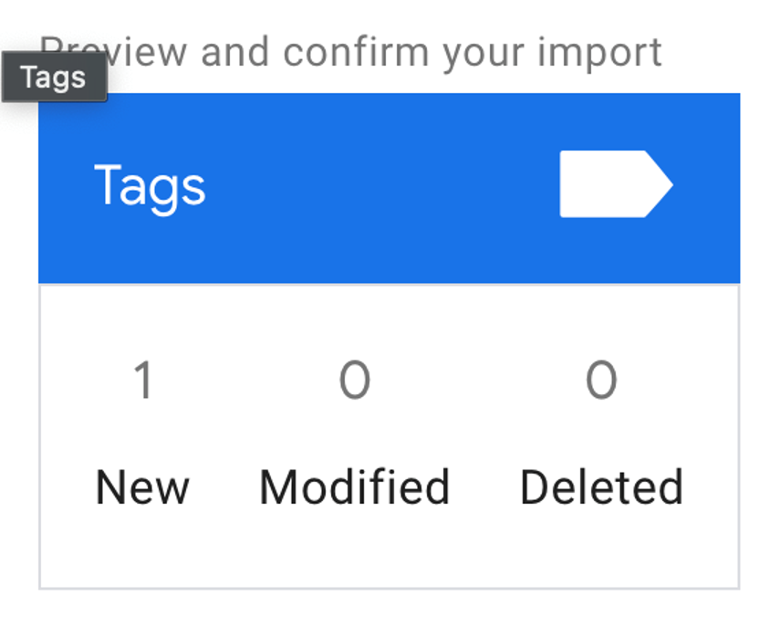import new tags
