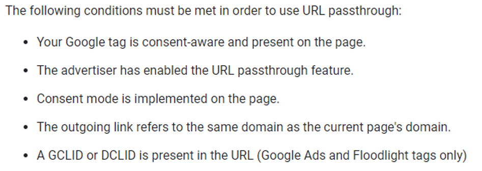 url passthrough