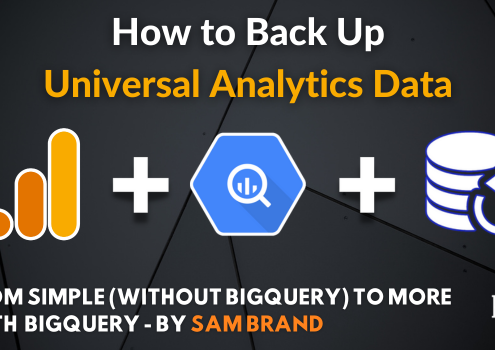 how to back up universal analytics data