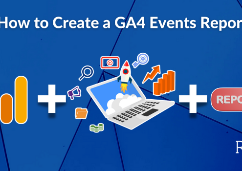 create a report for ga4 events